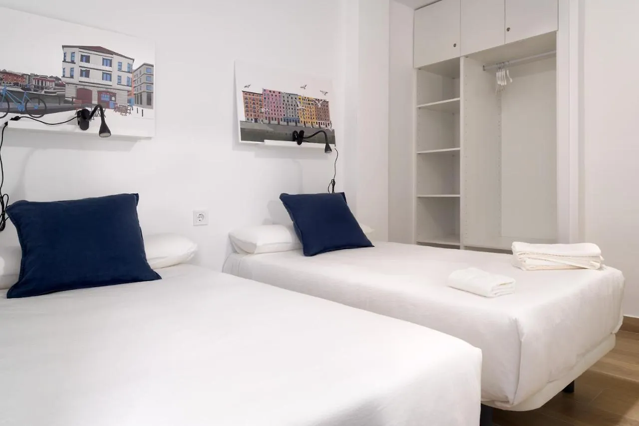 3 Hab Dobles, 2 Banos, Ac, Junto Al Casco Viejo Ol Apartamento Bilbau 0*,